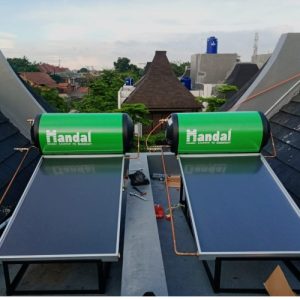 Pemasangan handal solar water heater green