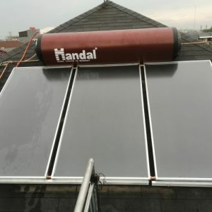 pemasangan handal solar water heater red